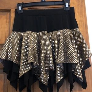 Gold Sparkle Pixie Skirt
